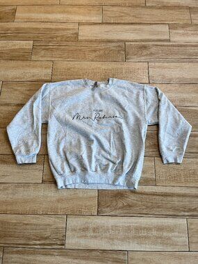 Womens Gildan Grey Sweatshirt "Future Mrs. Robinson" - L